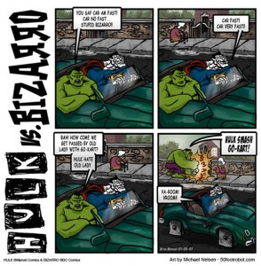 HVB0002 Hulk Vs Bizarro, comic strip episode 2